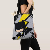 Tote Bag Chibi Batman Lightning Kick (De près)