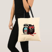 Tote Bag Chibi Catwoman à voler un diamant (Devant (produit))