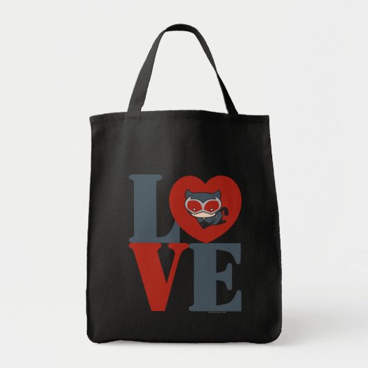 Tote Bag Chibi Catwoman LOVE (Devant)