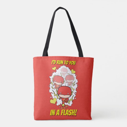 Tote Bag Chibi Flash - J'allais vous chercher dans Flash Va (Dos)