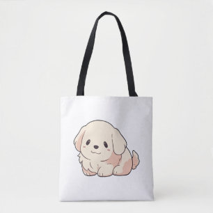 Tote Bag Chibi Golden Retriever