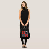 Tote Bag Chibi Harley Quinn Checker Motif (Devant (modèle))