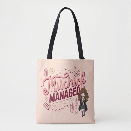 Tote Bag Chibi Hermione "Le mal géré" (Devant)