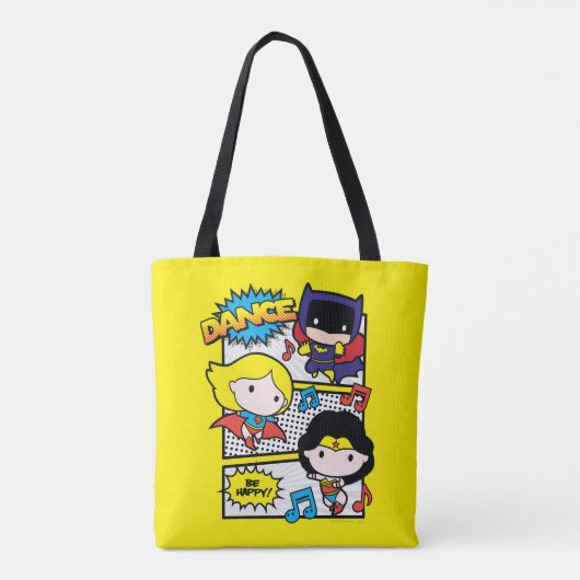 Tote Bag Chibi Héros Danse (Dos)