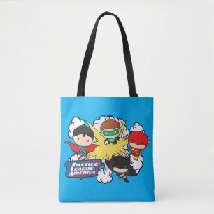 Tote Bag Chibi Justice League of America Explosion