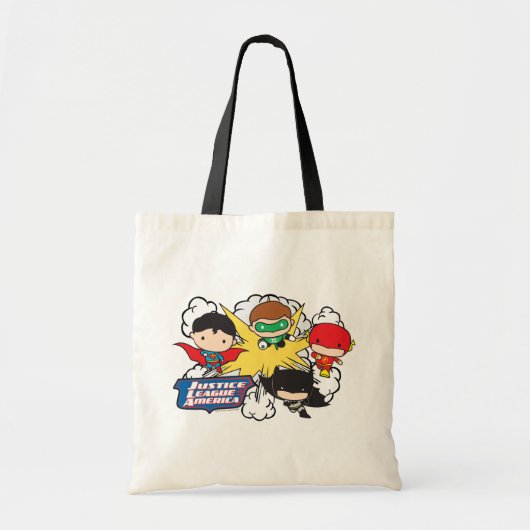 Tote Bag Chibi Justice League of America Explosion (Devant)