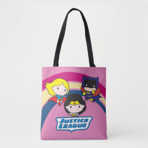 Tote Bag Chibi Justice League Rainbow