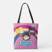 Tote Bag Chibi Justice League Rainbow (Dos)