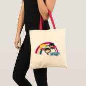 Tote Bag Chibi Justice League Rainbow (Devant (produit))