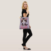 Tote Bag Chibi Kawaii Kitten Purr parfaitement adorable en  (Sur le modèle)