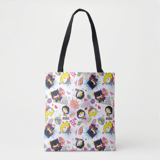 Tote Bag Chibi Super Heroine Motif (Devant)
