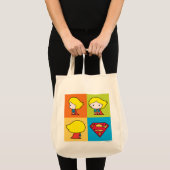 Tote Bag Chibi Supergirl retournement de caractère (Devant (produit))