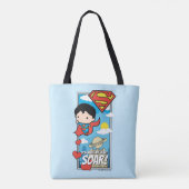 Tote Bag Chibi Superman - Tu Fais Tourner Mon Coeur Valenti (Dos)