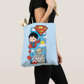 Tote Bag Chibi Superman - Tu Fais Tourner Mon Coeur Valenti (De près)
