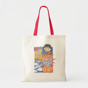 Tote Bag Chibi Wonder Woman   J'Ai Mes Pantalons Sassy En T