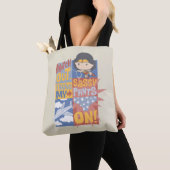 Tote Bag Chibi Wonder Woman | J'Ai Mes Pantalons Sassy En T (De près)