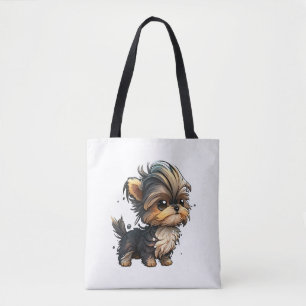 Tote Bag Chibi Yorkshire Terrier