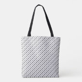 Tote Bag Chic Asterisks - Classique - Arrière - plan blanc (Dos)