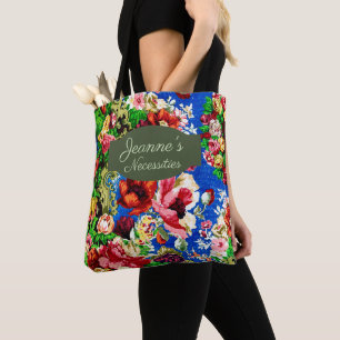Tote Bag Chic Coloré Antique Sage Vert Nom