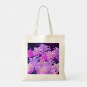Tote Bag Chic de prune florale mauve de Bridesmaid (Dos)
