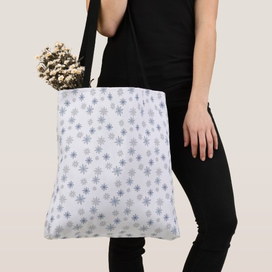 Tote Bag Chic flocon de neige baiser muack d'hiverS! ! ! Pl (De près)