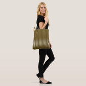 Tote Bag Chic Gold strié (Sur le modèle)