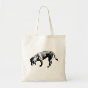 Tote Bag Chic Ink Labrador Retriever Sniffer Fourre-tout