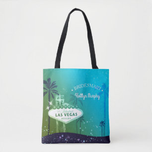 Tote Bag Chic Las Vegas Mariage Bridesmaid Cadeau