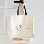 Tote Bag Chic Moderne Calligraphie Mère de la Salle<br><div class="desc">Calligraphie chic et moderne "mère du marié" avec le sac fourre-tout de date mariage.</div>