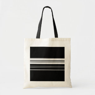 Tote Bag Chic noir rayé
