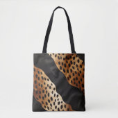 Tote Bag Chic Occidental Noir Brown (Devant)