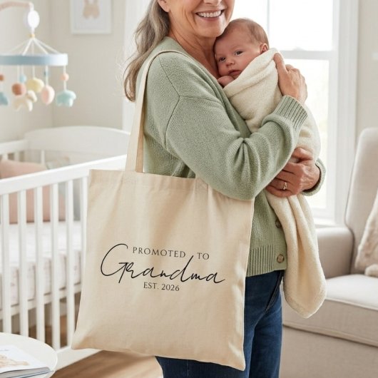 Tote Bag Chic Promu Grand-mère Conception d'année EST