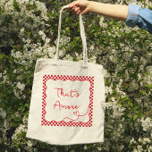Tote Bag Chic 'That's Amore' Italien-Theme Personnalisable