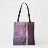 Tote Bag Chic Tie Dye Monogramme Gypsy Scarf (Devant)