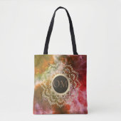 Tote Bag Chic Tie Dye OM Mandala (Devant)