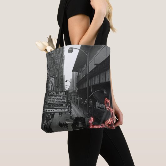 Tote Bag Chicago Blackhawk Restaurant photo des années 1960 (De près)