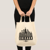 Tote Bag Chicago Illinois États-Unis (Devant (produit))