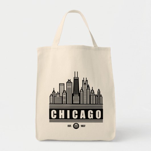 Tote Bag Chicago Illinois États-Unis (Devant)