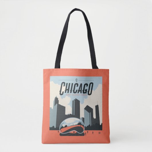 Tote Bag Chicago, Illinois | Millennium Park (Devant)