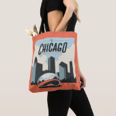 Tote Bag Chicago, Illinois | Millennium Park (De près)