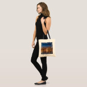 Tote Bag Chicago Skyline La Nuit (Devant (modèle))