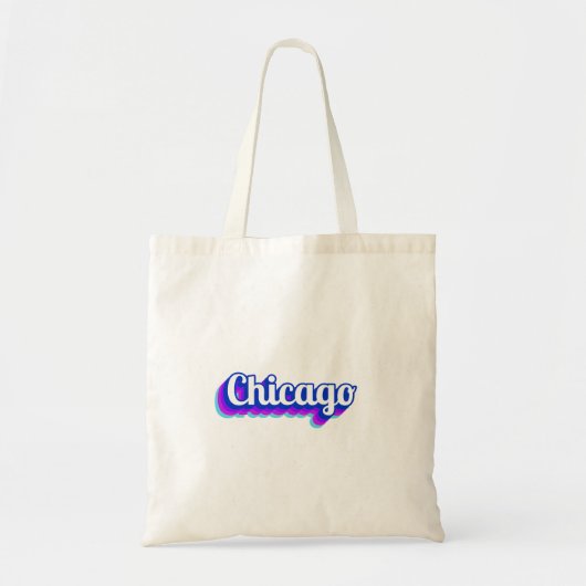 Tote Bag Chicago vintage (Devant)