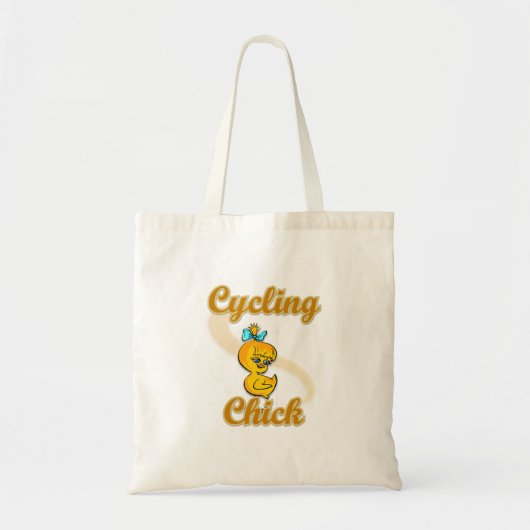 Tote Bag Chick cycliste (Devant)
