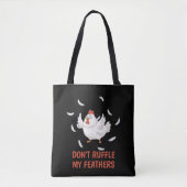 Tote Bag Chicken Feathers (Devant)