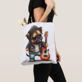 Tote Bag Chien à bascule (trois) (De près)