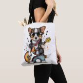 Tote Bag Chien à bascule (un) (De près)