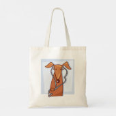 Tote Bag Chien à écouter de la musique drôle casque Pup (Dos)