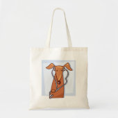 Tote Bag Chien à écouter de la musique drôle casque Pup (Devant)