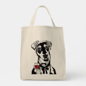 Tote Bag Chien à vin (Dos)