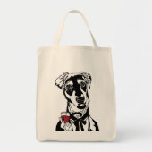 Tote Bag Chien à vin (Devant)